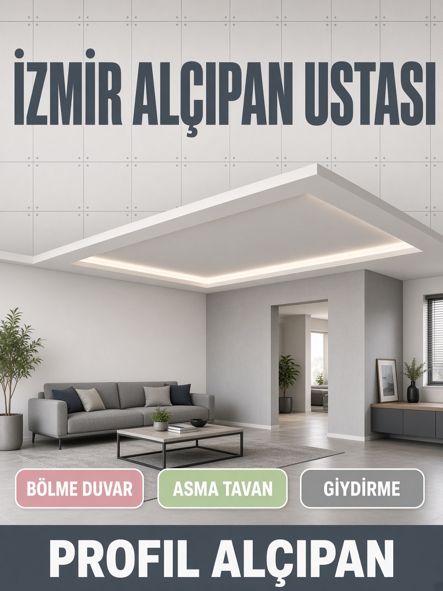 Profil Alçıpan İzmir alçıpan ustası